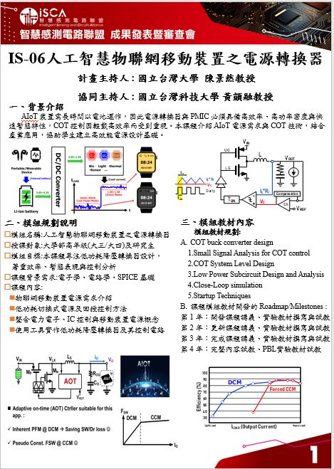 人工智慧物聯網移動裝置之電源轉換器